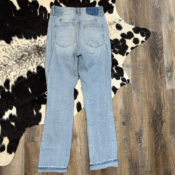 flying monkey | ultra high rise straight jeans - Picture 2 of 8